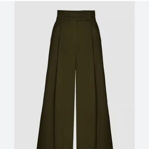 Andres Otalora Camaguey Pleated Cotton Drill Wide-Leg Pants